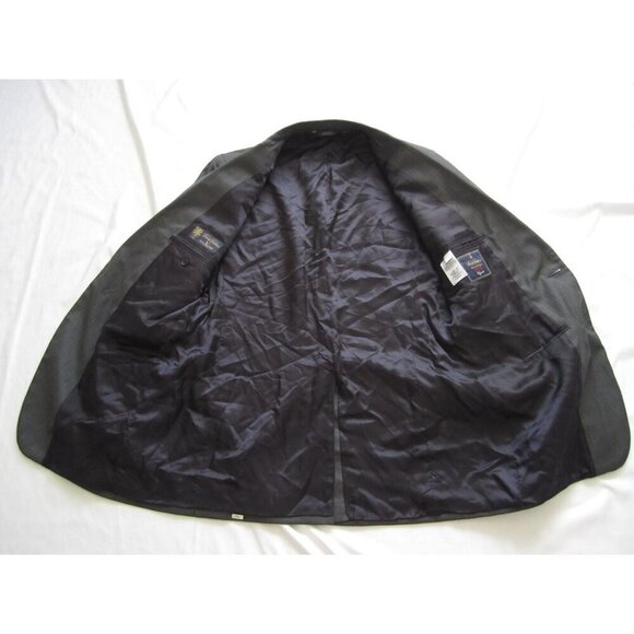 Men's Brooks Brothers Saxxon 1818 Wool 2 Button Suit Jacket Sz 43L x 37W (MJ32) - Picture 12 of 14